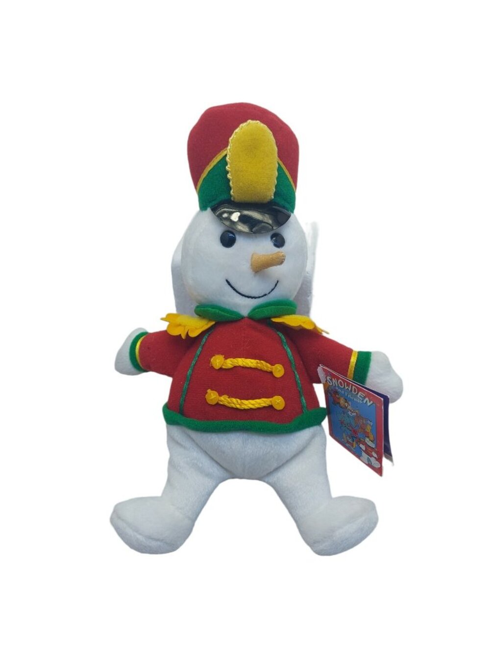 Commonwealth Snowden  Snowman Stuffed animal Marching band  1999  Plush 9"